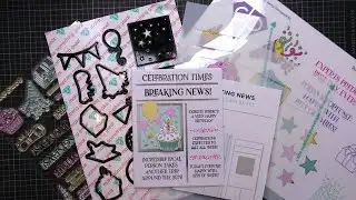 Diamond Press Exciting News Dies, Stamps & Stencils Review Tutorial! So Fun!
