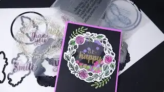 Diamond Press Rustic Wreath Shaker Dies & Stamps Review Tutorial!