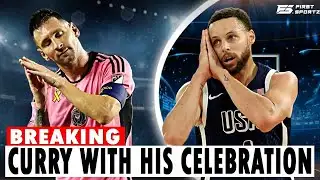 Did Messi pay tribute to Stephen Curry with his celebration?