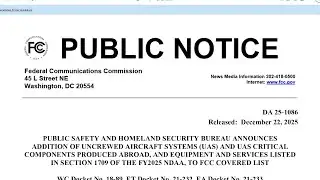Did the FCC just ban all foreign drone components? 