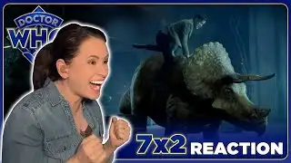 🦕 DINOSAURS. MAKE. EVERYTHING. BETTER 🦖  Doctor Who 7x2 Reaction | Dinosaurs on a Spaceship