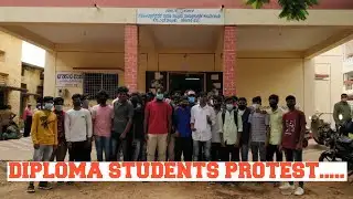 DIPLOMA STUDENTS PROTEST.....