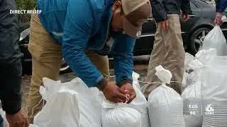 Direct Relief helps Montecito residents fill sandbags