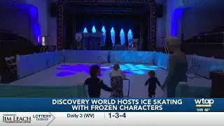 Discovery World hosts ice-skating event with Queen Elsa from Frozen