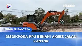 DISDIKPORA PPU BENAHI AKSES JALAN KANTOR