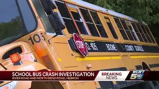 Dispatch: No injuries reported after school bus crashes in Boone County