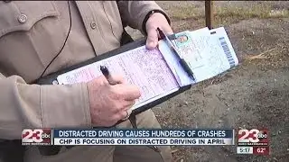 Distracted driving causes hundreds of crashes every year
