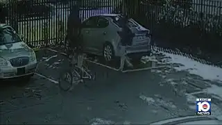 Disturbing attempted car burglary caught on camera