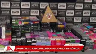 Divinópolis: Young man arrested for smuggling electronic cigarettes.