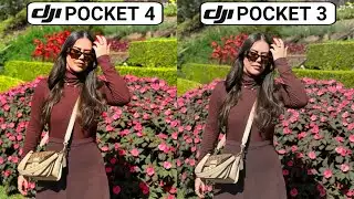 DJI Pocket 4 Vs DJI Pocket 3 Camera Test Comparison 