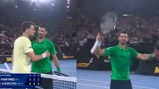 Djokovic Clinches 100th Australian Open Win 🏆 Martinez Highlights