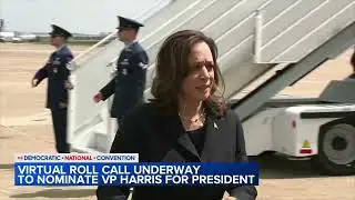 DNC virtual roll call kicks off, teeing up Harris