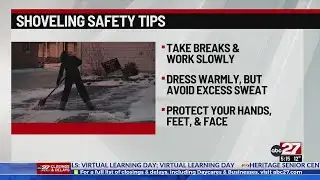 Doctor offers snow shoveling safety tips