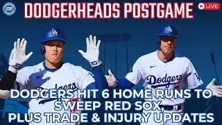 DodgerHeads Postgame: Dodgers sweep Red Sox, latest trade rumors and injury updates