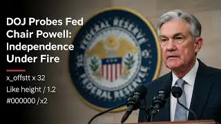 DOJ Launches Criminal Probe into Fed Chair Powell, Igniting Independence Debate