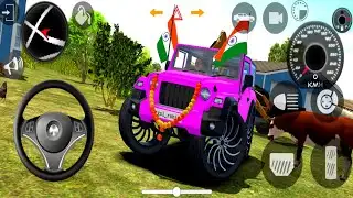 Dollar (Song) Modified Mahindra Thar 😈| Indian Cars simulator 3D | Android Gameplay