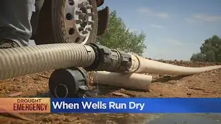 Domestic water wells going dry during drought