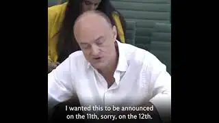 Dominic Cummings most shocking Allegations