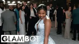 Dominique Fishback GLAMBOT 75th Emmys 2023 | E! News