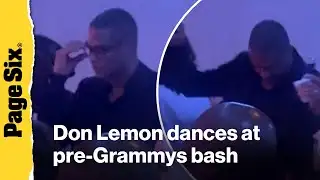 Don Lemon spotted dancing at Clive Davis’ pre-Grammy bash following arrest