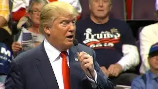 Donald Trump throws a fit after microphone malfunction