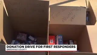 Donations needed for first responders