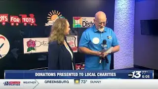Donations presented to local charities
