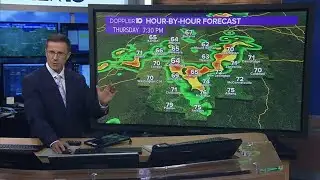 Doppler 10 Live Update: Tracking threat of severe storms