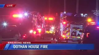 DOTHAN HOUSE FIRE BREAKING
