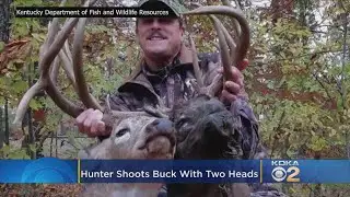 Double Take: Hunter Bags Buck With Two Heads