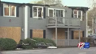 Dozens displaced after flames rip through apt. complex