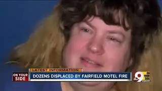 Dozens displaced by Fairfield motel fire