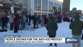 Dozens gather in South Bend to protest immigration crackdown