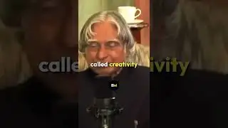 Dr. APJ Abdul Kalam on CREATIVITY And KNOWLEDGE 🚀💯 #shorts
