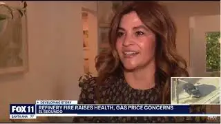 Dr. Eli Hendel Discusses Air Quality After Chevron Explosion l Fox LA