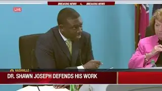 Dr. Shawn Joseph defended his work during school board meeting