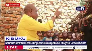 Dr. Wakida Contributes 5 million shillings cash towards completing construction of  Churc