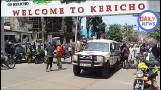 DRAMA IN KERICHO TOWN AFTER TITUS BREAKS 72HRS TREE HUGGING CHALLENGE.