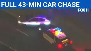 Dramatic police chase across Los Angeles | FOX 11 LA