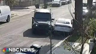 Dramatic video captures mom ramming into car of burglars targeting her home