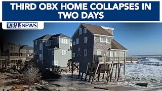 Dramatic video of home collapses in Outer Banks