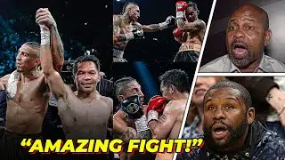 "DRAW DRAMA!" Boxing Experts REACT to Manny Pacquiao VS Mario Barrios SHOCKING DRAW!