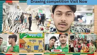Drawing competition at Bhagwangola Primart Shopping 🛍️ mall || ROJ VLOGER