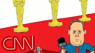Drawn by Jake Tapper I Sean Spicer hits the red carpet