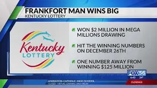 Dreams come true for Frankfort man with $2M Mega Millions prize