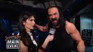 DREW MCINTYRE DELIVERS A SAVAGE BACKSTAGE WARNING AT WWE SNME