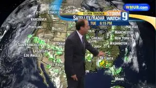 Drier weather after brief showers