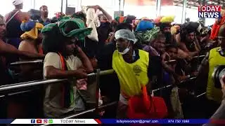 Drinking water distribution in Sannidhanam as a relief