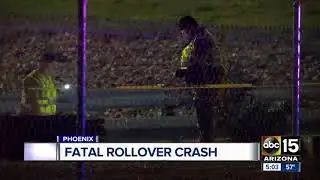 Driver arrested after fatal rollover crash