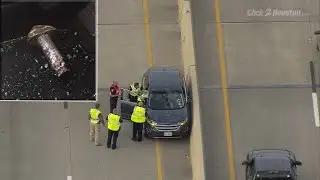 Driver dies after large bolt smashes through windshield